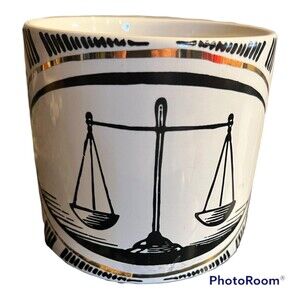 Sir Madam Jubilee Libra Zodiac Ceramic Mug Coffee Tea Astrological Astrology New